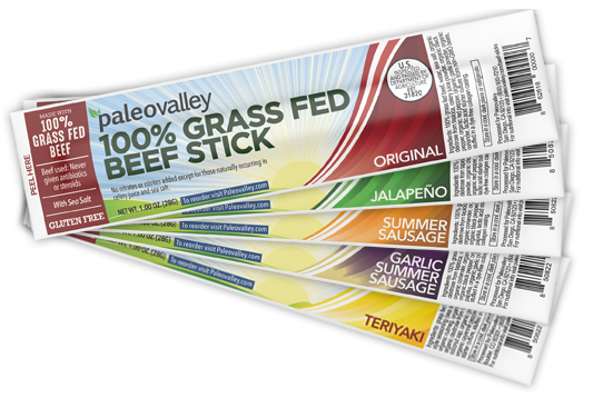 A Celeste Pick: Paleovalley 100% Grass Fed Beef Stick!